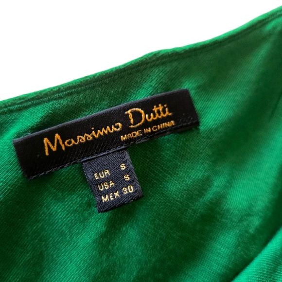 New Massimo Dutti Green Top - Picture 2 of 3